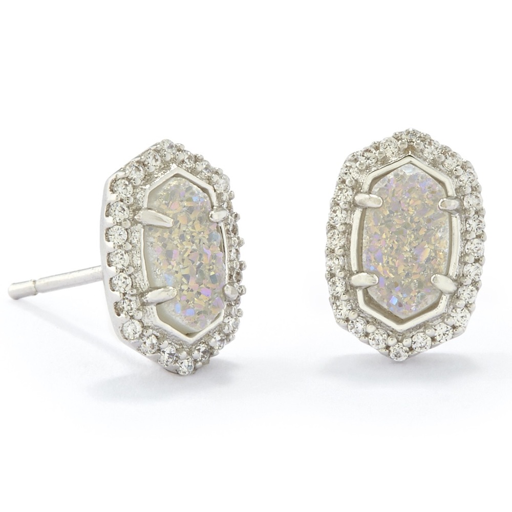 Kendra Scott Cade Iridescent Drusy Studs